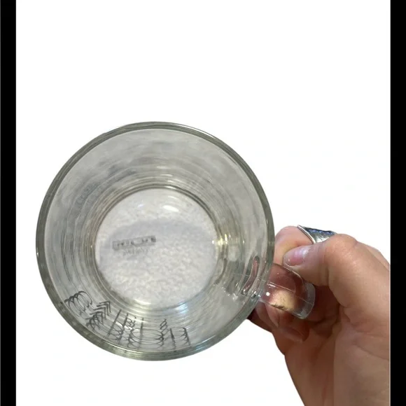 Rae Dunn 18oz Clear Glass Good Vibes Mug With Handle - Picture 3 of 4